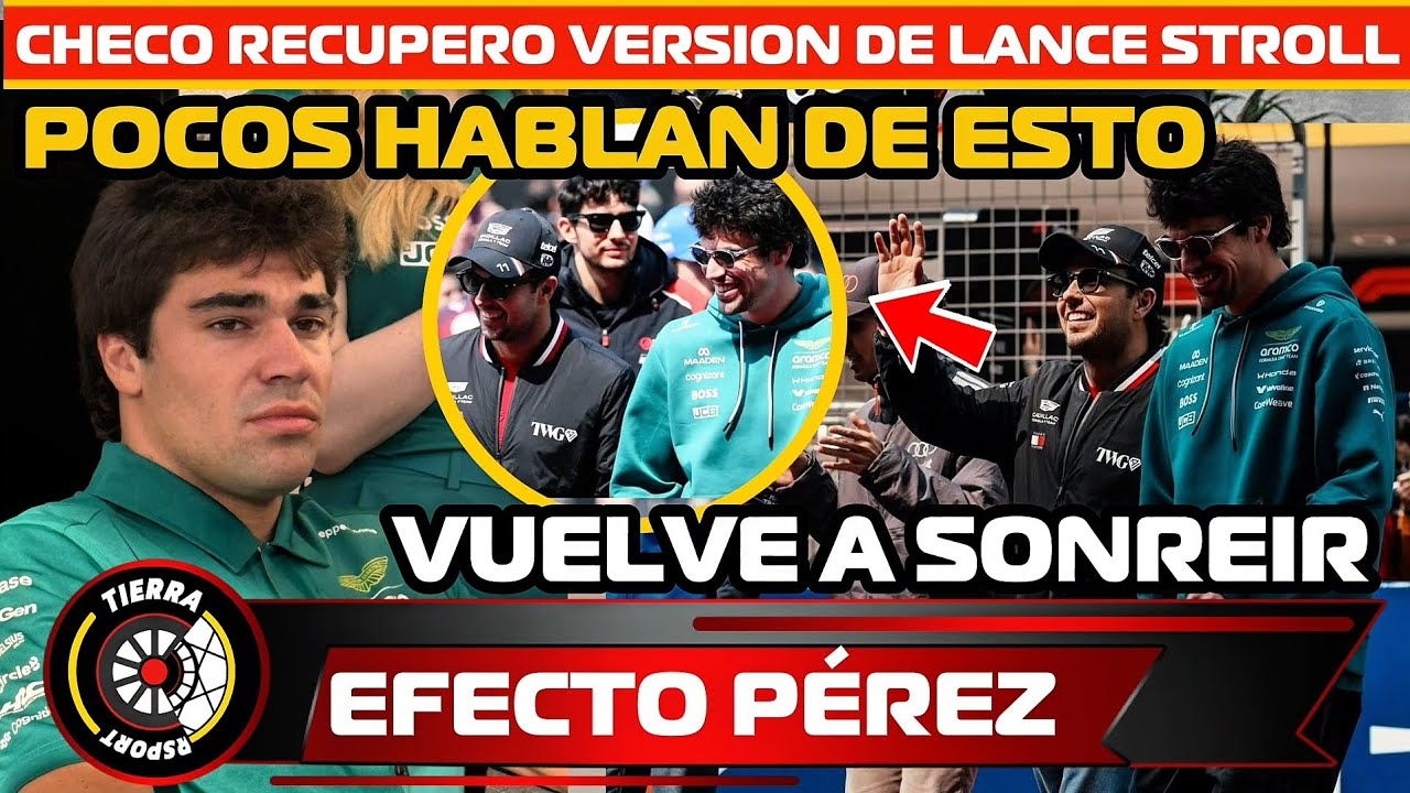 &iexcl;EFECTO CHECO! POCOS HABLAN DE ESTO STROLL CON SERGIO P&Eacute;REZ VUELVE A SONREIR EN &Uacute;LTIMOS PREMIOS