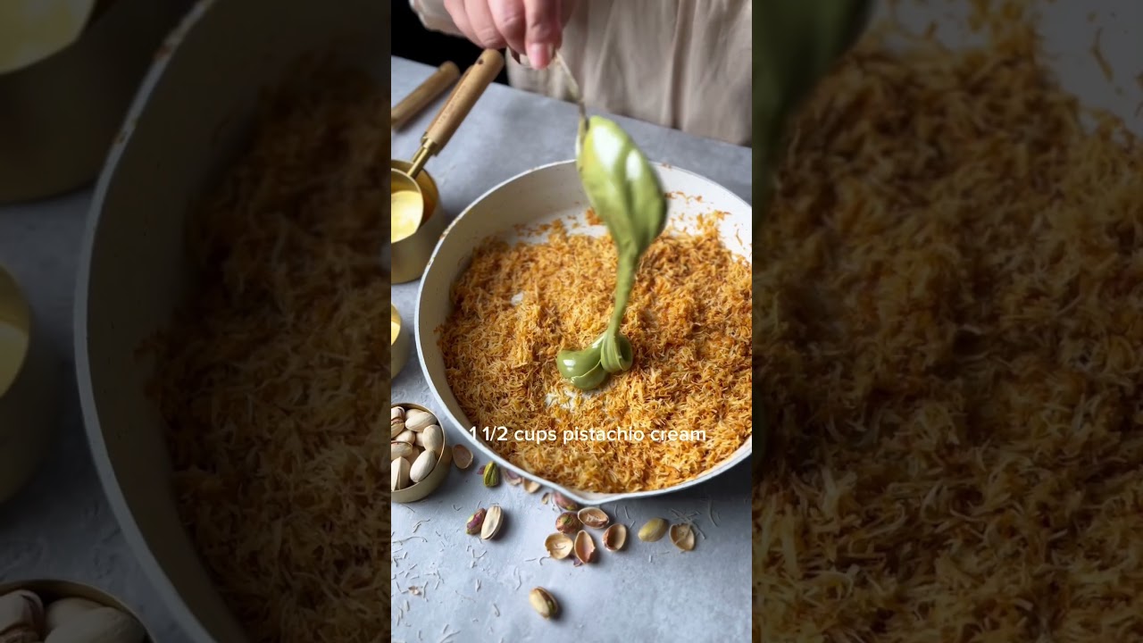 Viral Dubai Chocolate Cheesecake #chocolate #dubaichocolate #viralshorts #asmrsounds #crispy #knafeh