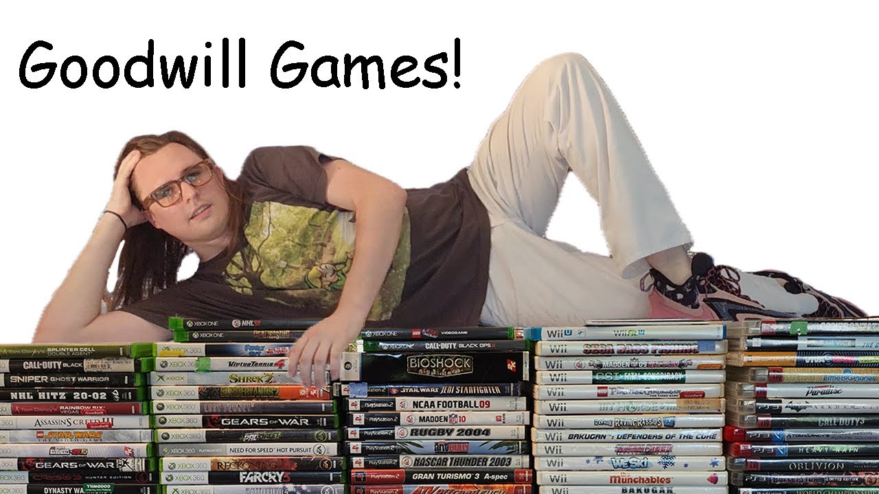 Играю в игры, которые купил в Goodwill