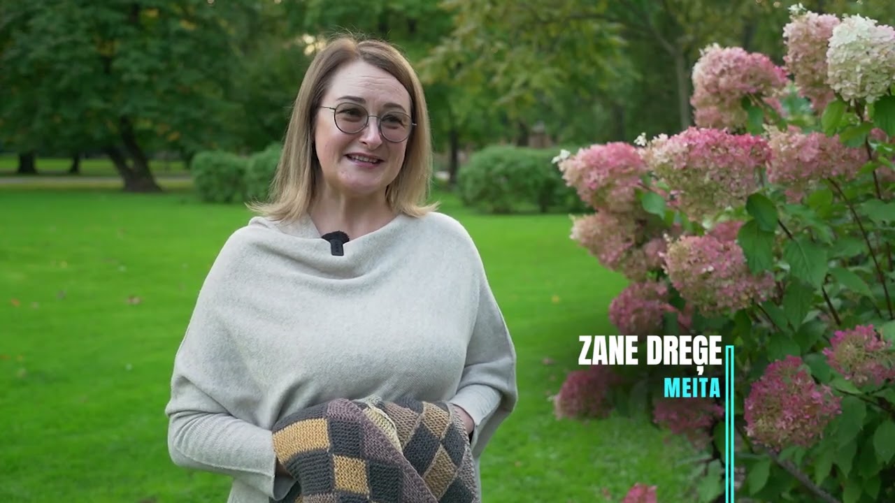 Aktrise Olga Dreģe raidījumā 
