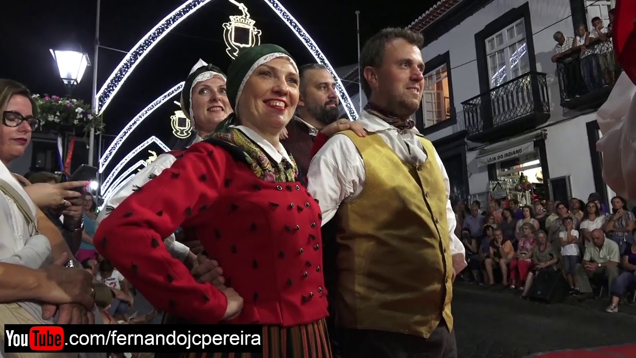 Folk Azores 2017 - Street Dancing (Spain, Latvia And Slovakia) In Terceira Island