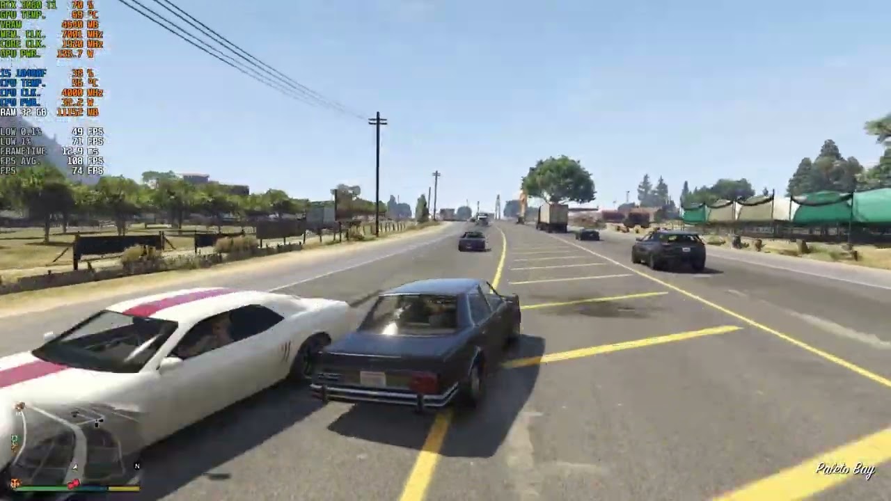 GTA V - i5 10400F - RTX 3060 Ti - 32 GB RAM