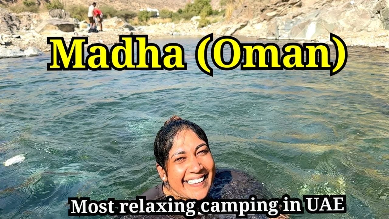 Most relaxing camping in UAE | Madha ( oman) 🇴🇲 | camping day vlog 10