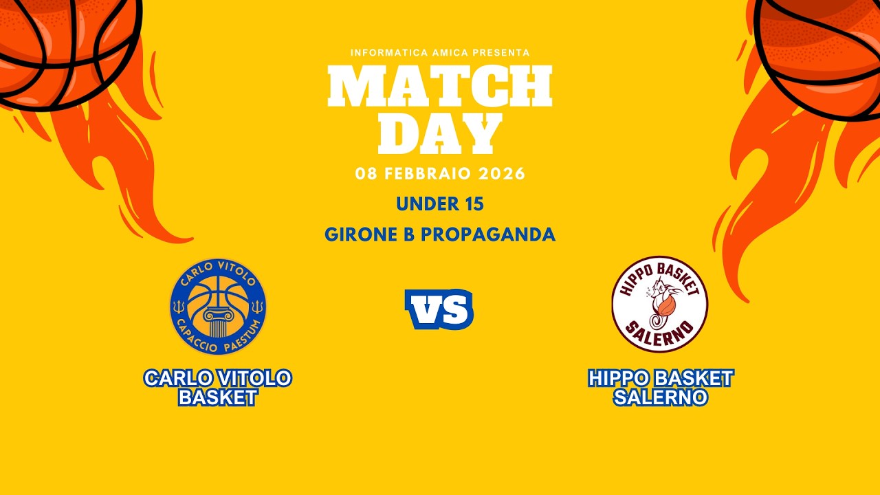 Carlo Vitolo Basket VS Hippo Basket Salerno Under 15