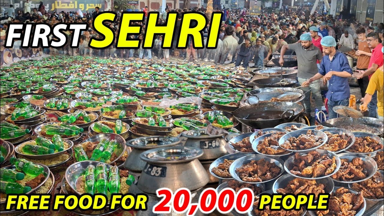 1st Ramzan Sehri 2026! JDC Grand Sehri - Massive Crowd & Free Gifts! 🎉