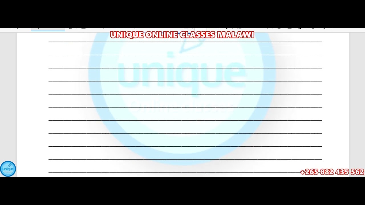 Unique Online Classes Malawi 2021 Agriculture Assessment (chemical properties of soil)