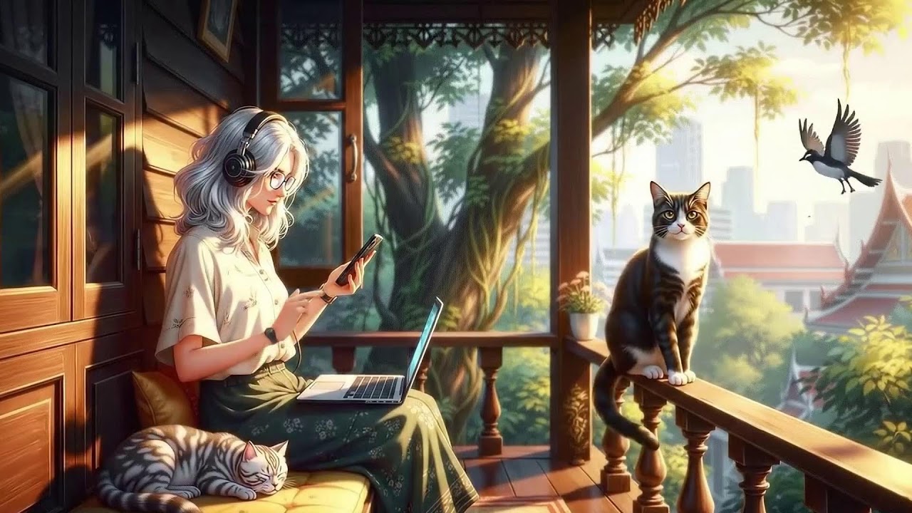 Thai Lofi Lukthung 24/7 Live 🌿 Chill, Relax, Work, Study & Sleep Music