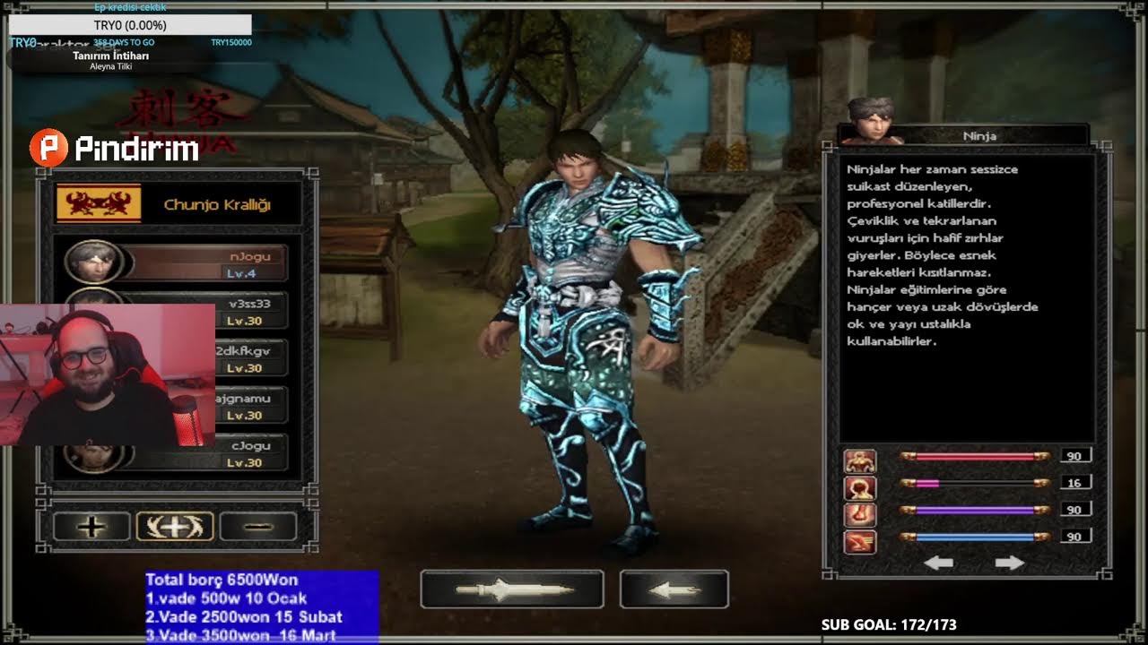 2. GÜN 6500 WON BORÇA metin2 oynuyoruz Yeni itemler !kayıt !pindirim