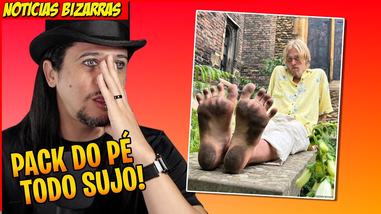 ELE VENDE PACK DO PÉ SUJO: Notícias Bizarras