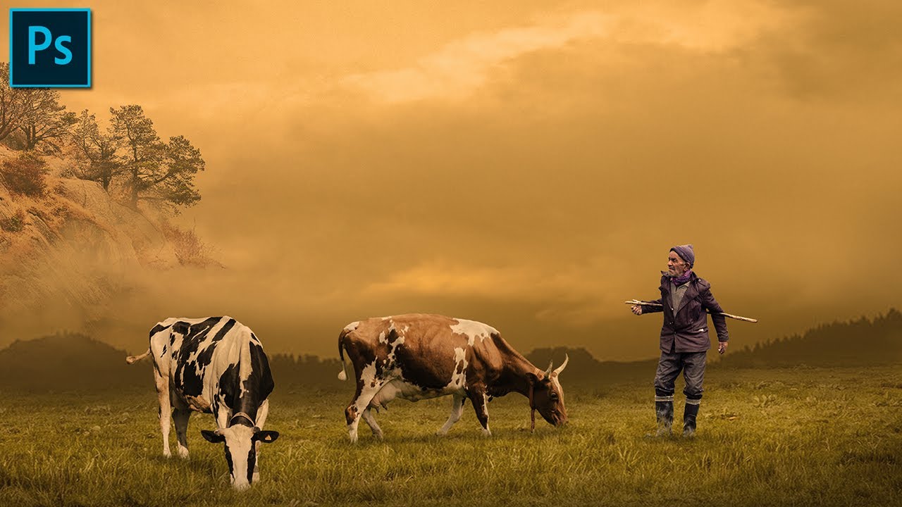 Village Shepherd - Photoshop Manipulation Tutorial