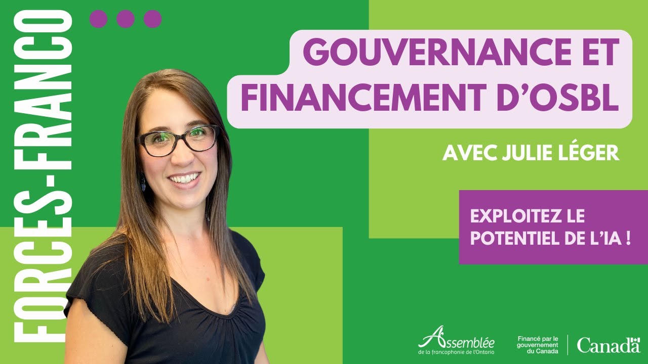Formation FORCES-FRANCO : Gouvernance et financement d’OSBL