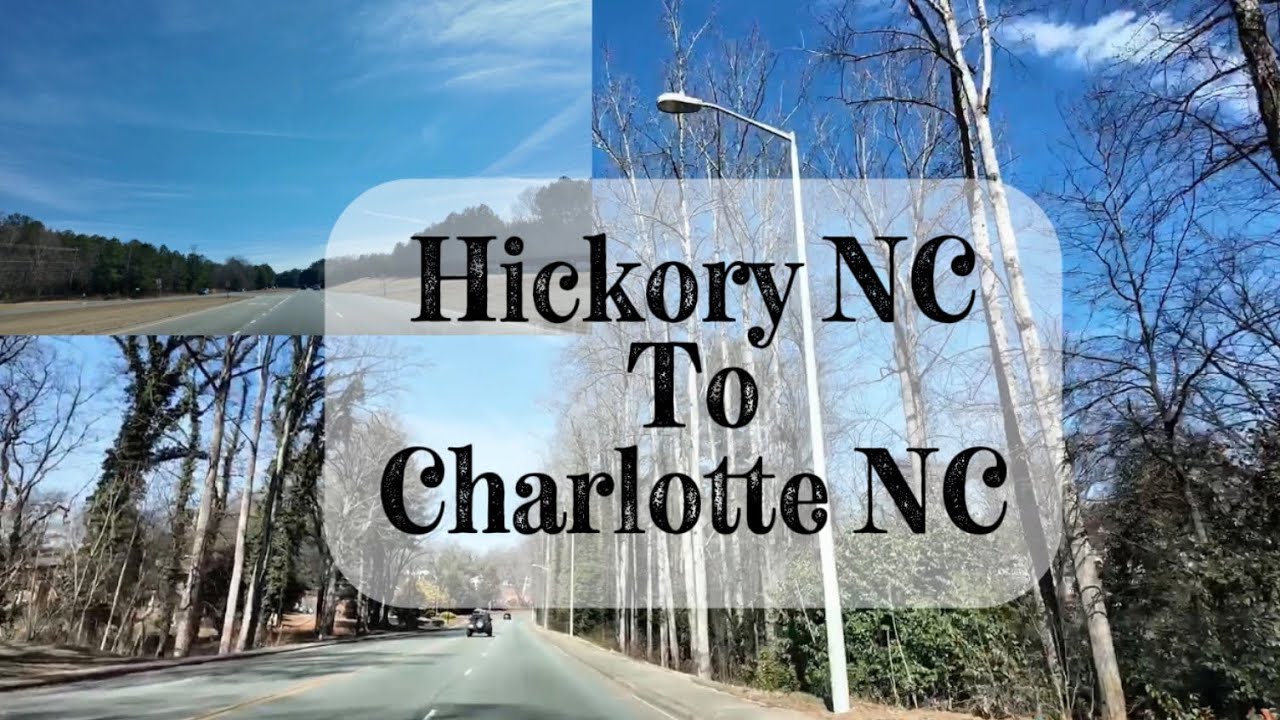 Driving from Hickory NC To Charlotte NC | Scenic Route #northcarolina #drivingtour #charlottenc 