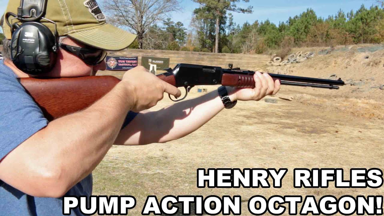 Henry Pump Action Octagon! Rapid Fire Rimfire Rifle