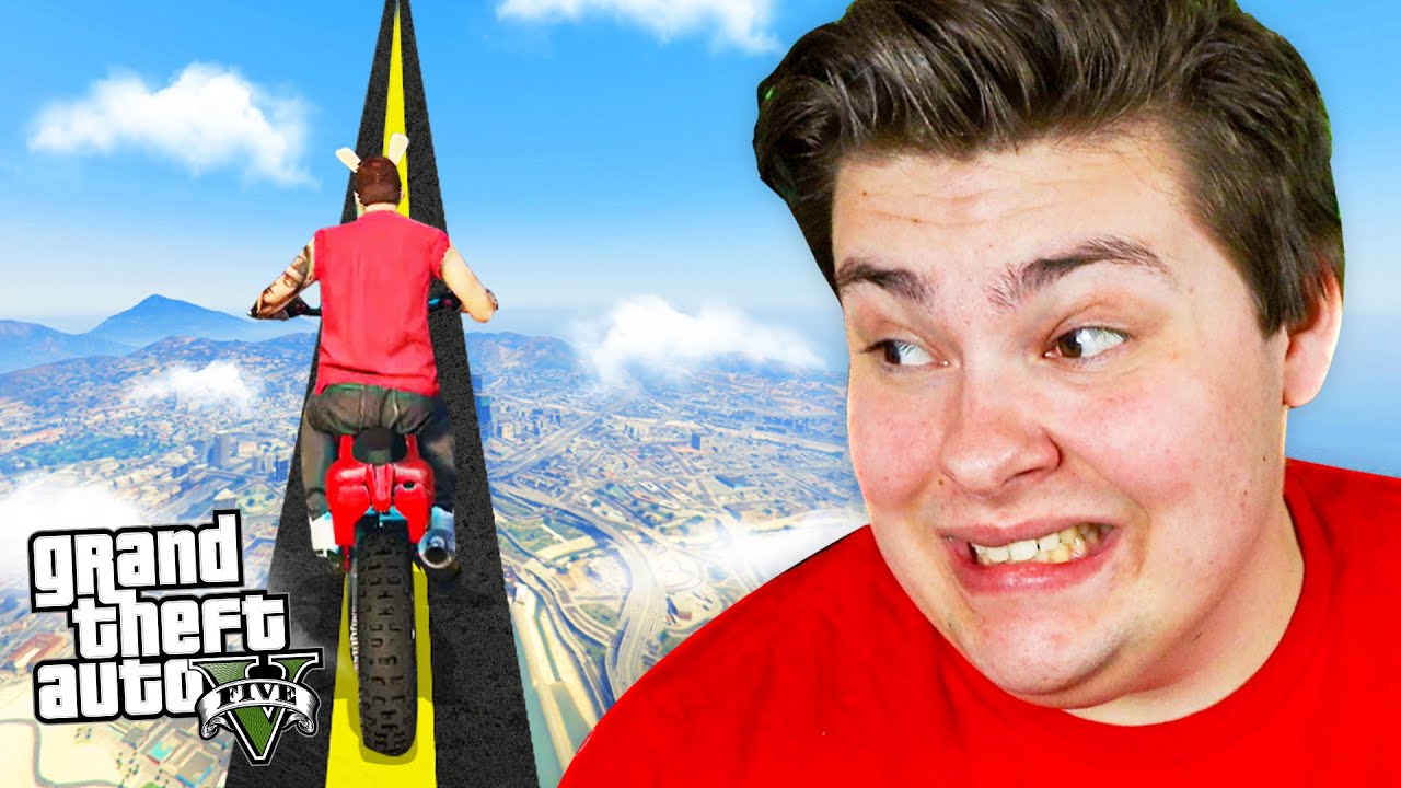 ONMOGELIJK MOTOR PARKOUR in GTA 5 met vThorben, OMGitsTiesto en Santino!