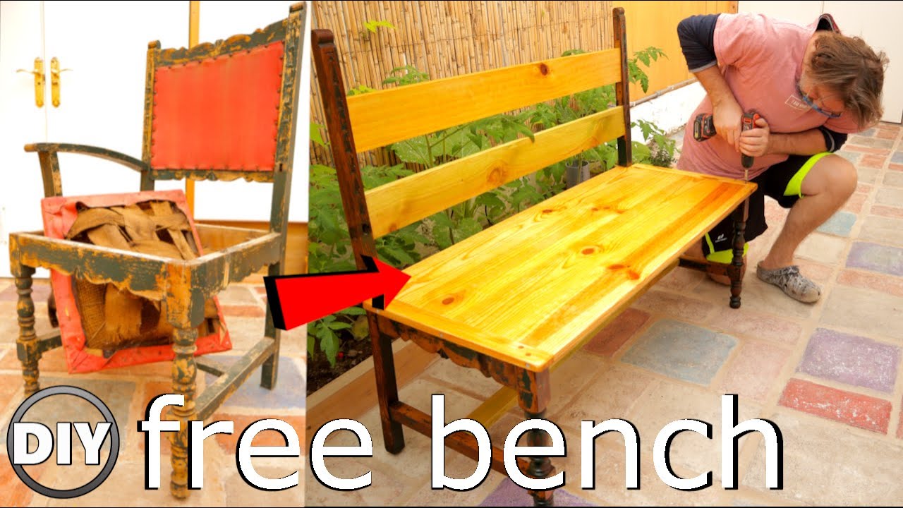 How To Make a Beautiful Bench Out of Old Chairs at Home (S1 Ep47)