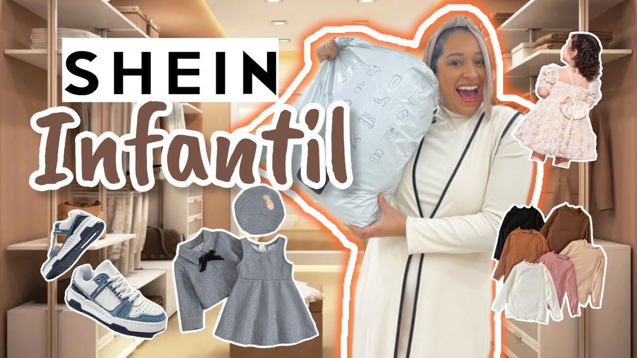SHEIN 🛍 💶  ROPA INFANTIL SUPER MONA, SE LO PRUEBAN TODO 😍 
