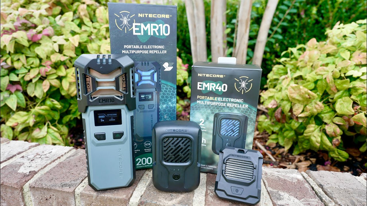 NO FUEL REQUIRED!  Rechargeable Mosquito Repellants from Nitecore