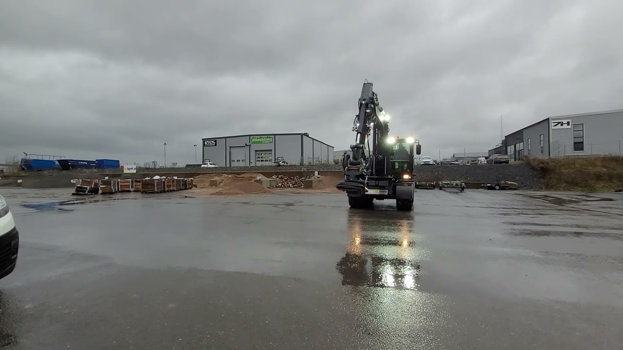Fabriksny! Grävmaskin Hydrema MX16G hjulgrävare/Excavator brand new! Finns på auktion hos Retrade.eu