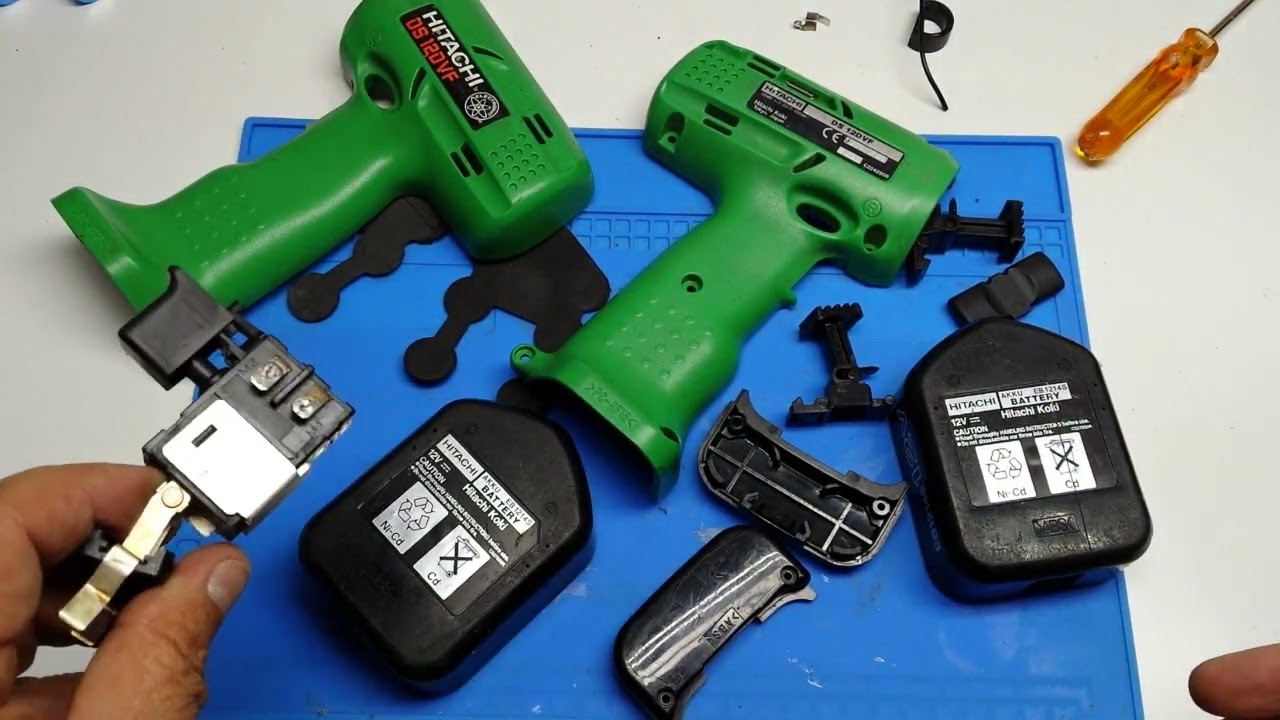 Taladro Hitachi DS 12DVF - Reparación, limpieza y como nueva