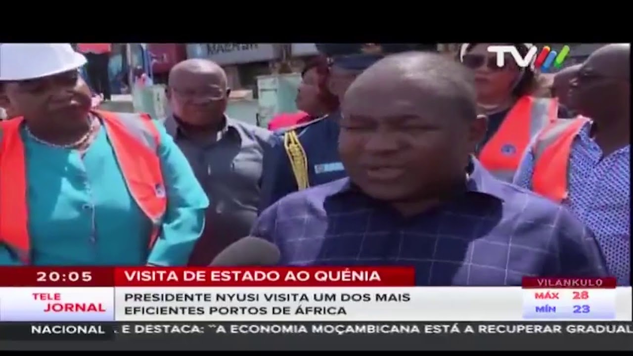 Presidente de Mo&ccedil;ambique visitou o Porto de Monba&ccedil;a no Qu&eacute;nia