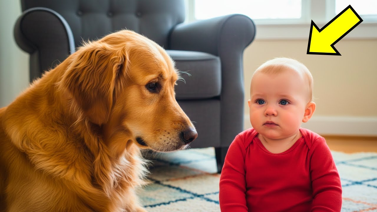 Si la caméra n'enregistrait pas, on ne croirait pas ce que ce chien a fait au bébé !