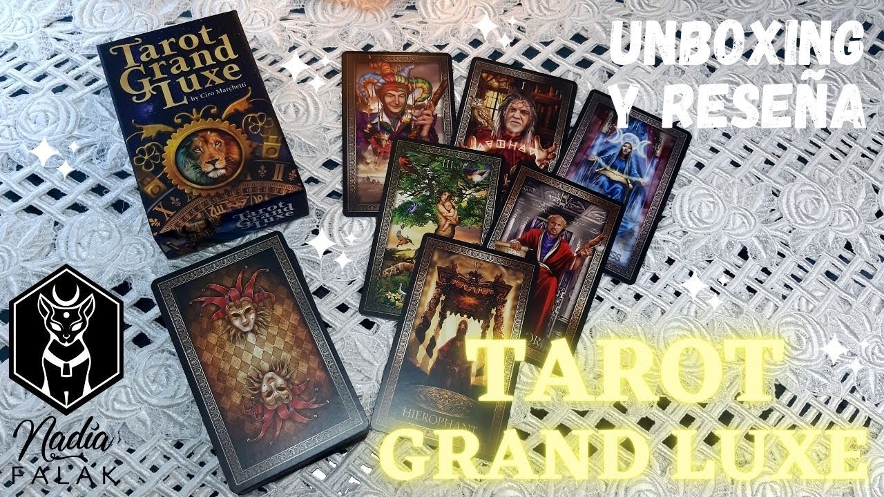TAROT GRAND LUXE 💛 Unboxing y Reseña en Español ⭐ Nadia Falak