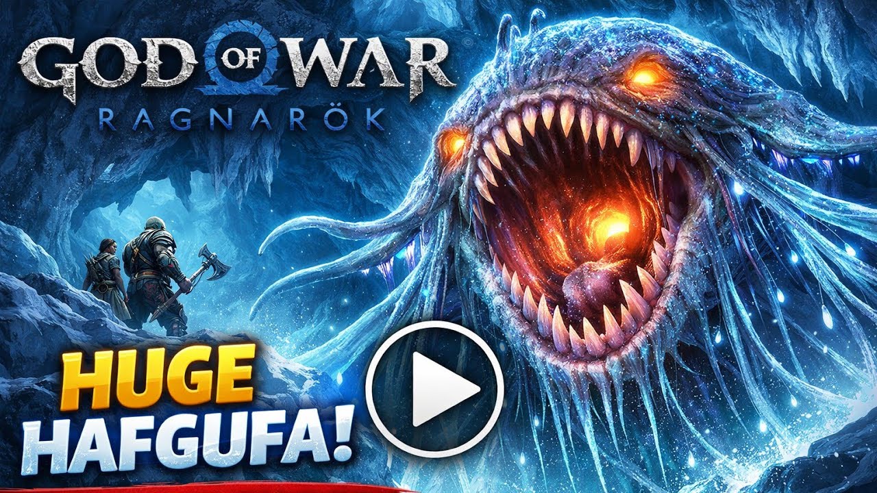 HUGE Hafgufa Encounter 😱 | God of War Ragnarök FREE Gameplay-Gameplay [PS UHD] [4K120FPS]