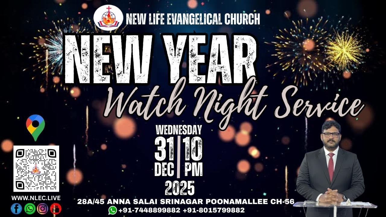 31-12-2025 & 1/1/2026 - Special New Year  Service - The New life Evangelical Church..