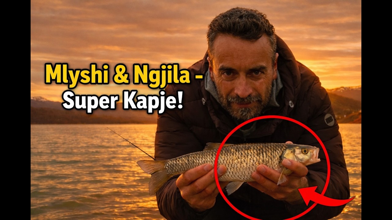 Peshkimi i Mlyshit dhe Ngjiles ne  Liqenin e Dibres