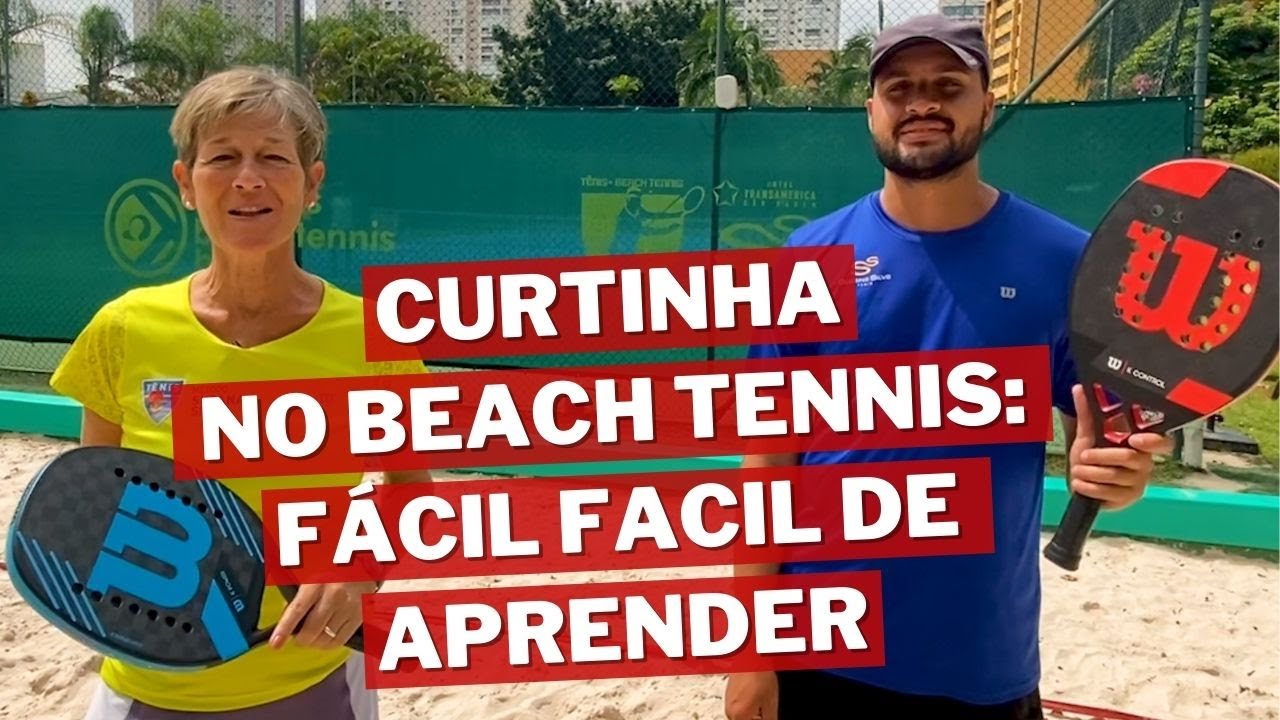 CURTINHA NO BEACH TENNIS: FÁCIL FACIL DE APRENDER | SUZANA SILVA TÊNIS