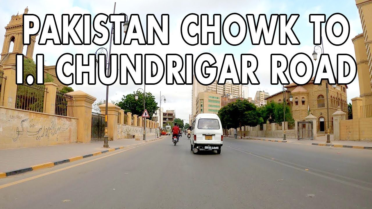 PAKISTAN CHOWK TO II CHUNDRIGAR ROAD DRIVE KARACHI - Karachi City Street View 2020 - 4K HD