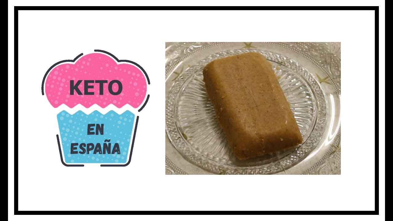 Turrón de almendra keto sin azucar