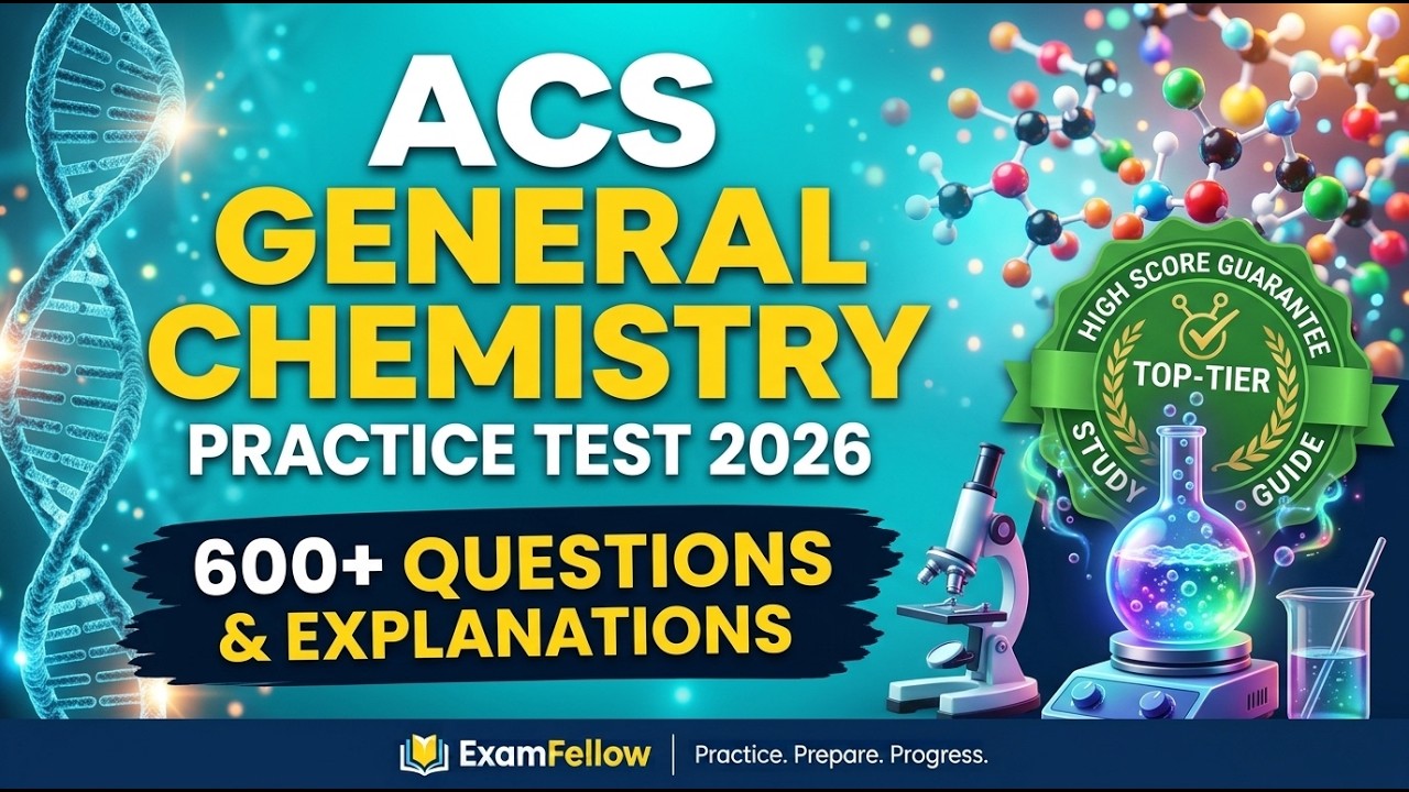 ACS General Chemistry Practice Test 2026 | 5 Practice Questions