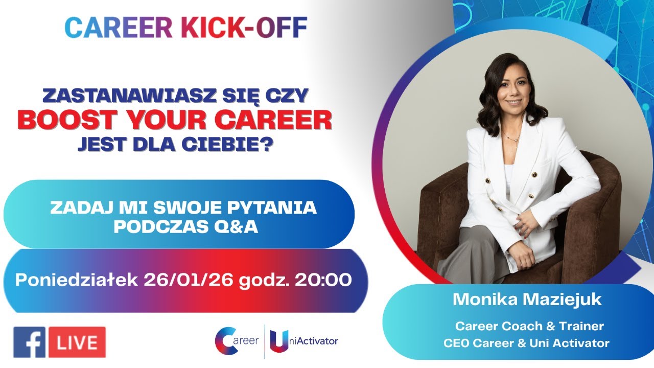 BOOST YOUR CAREER – Sesja Q&A