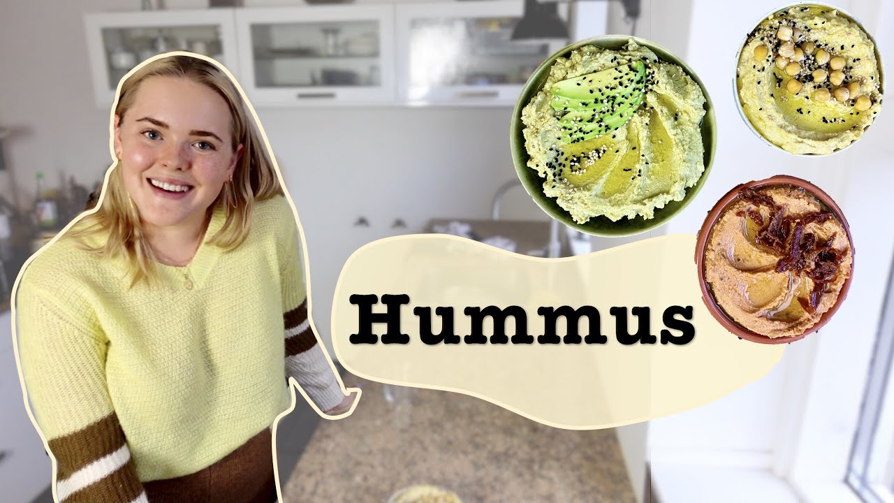 3 opskrifter p&aring; Hummus (avocado hummus, tomat hummus og klassisk hummus)