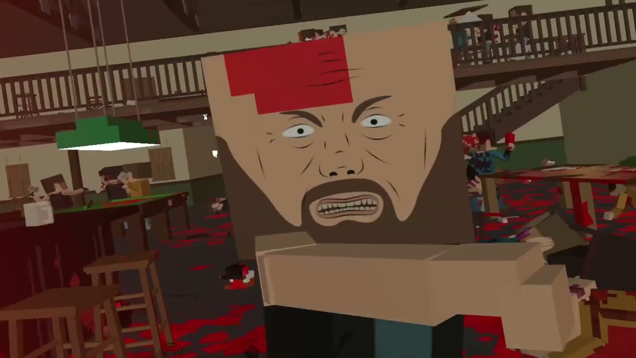 Heavy fights in a bar TF2 DUB
