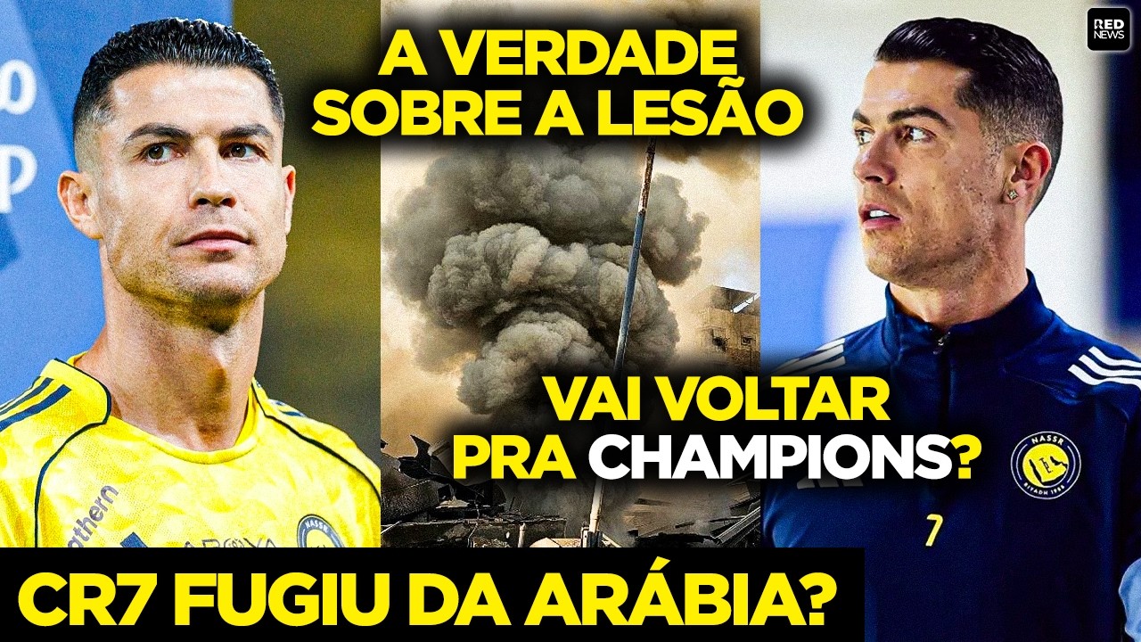 CR7 VOLTOU PARA A ESPANHA COM MEDO DO CONFLITO? ENTENDA TUDO SOBRE O AFASTAMENTO DO CRAQUE...