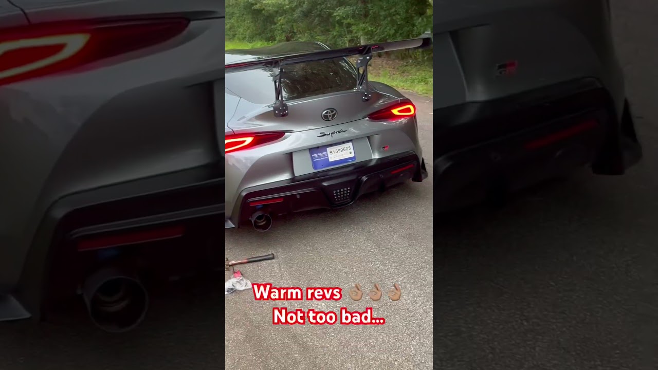 Trying a sound suppressor on my Tomei Expreme Ti exhaust! ( 2022 mk5 Supra )