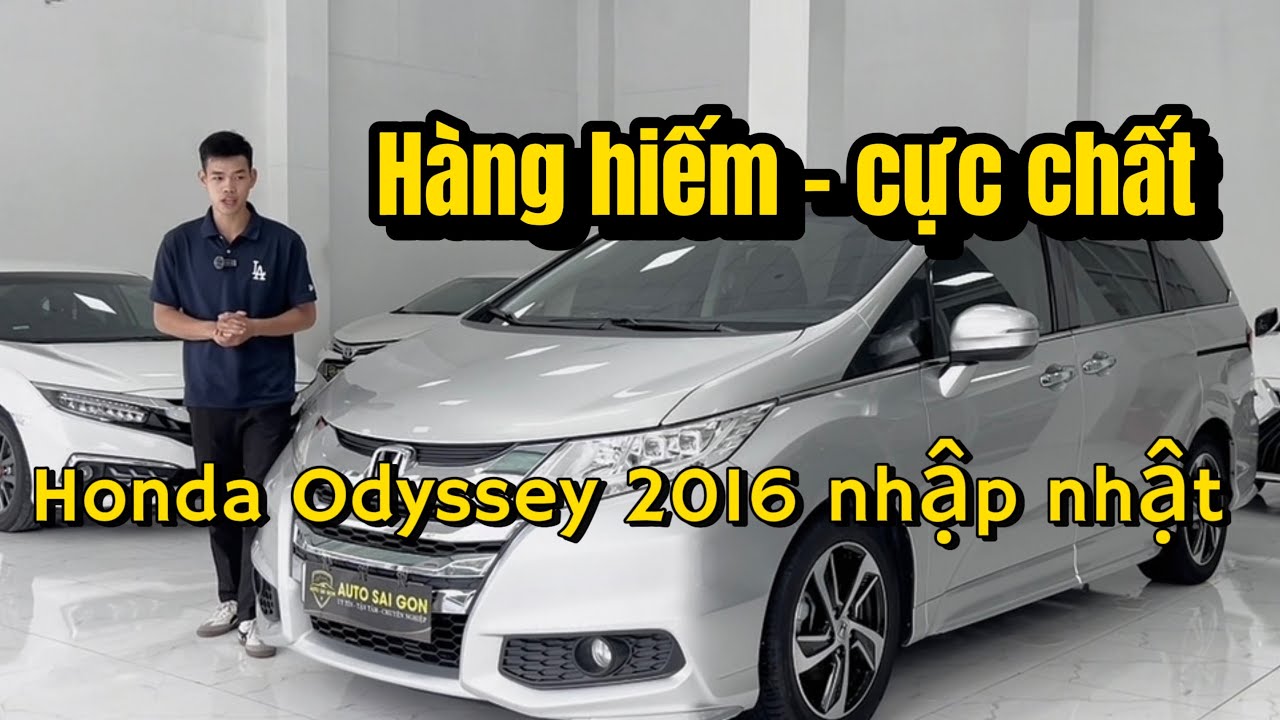 Mẫu xe Mpv gia đình nhập Nhật - Honda odyssey 2016 hàng hiếm cực chất #honda