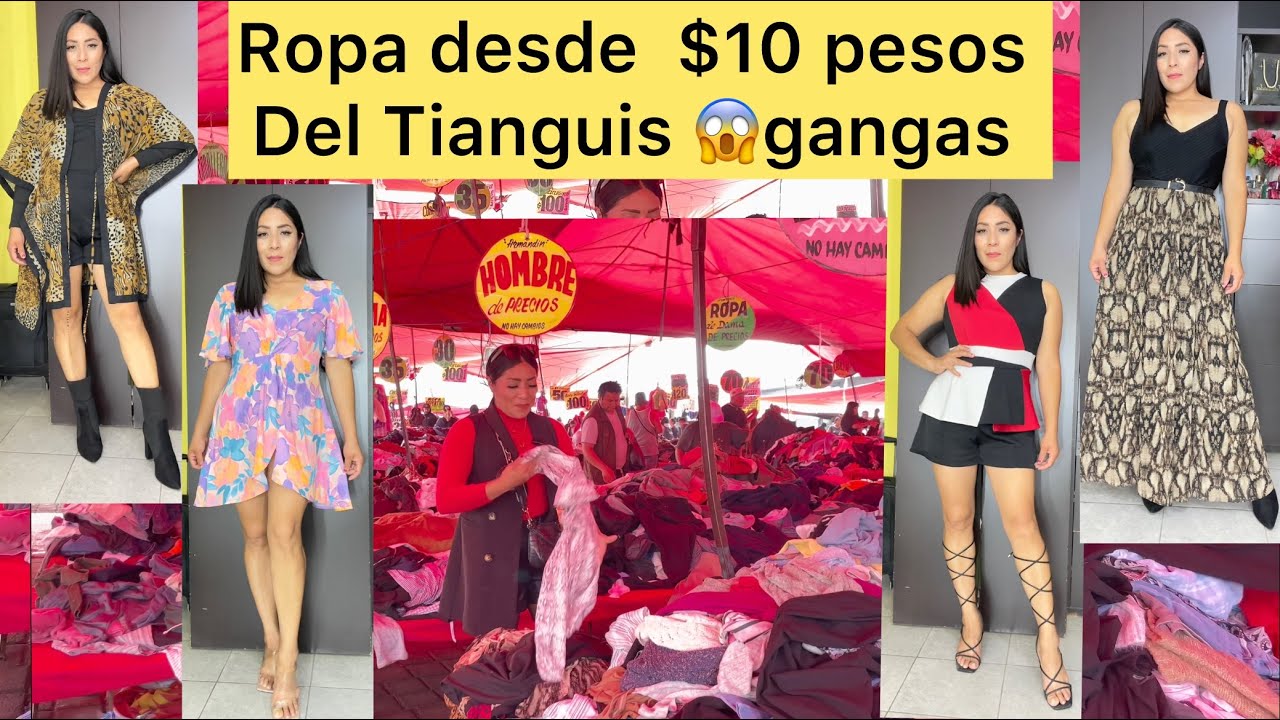 Ropa de Tianguis desde  $10 pesos 😱 encontré Súper gangas