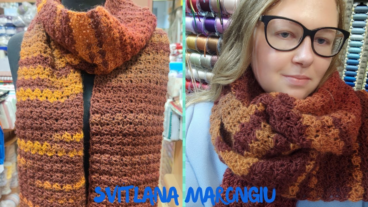 Tutorial Uncinetto: Sciarpa Ambra all'uncinetto