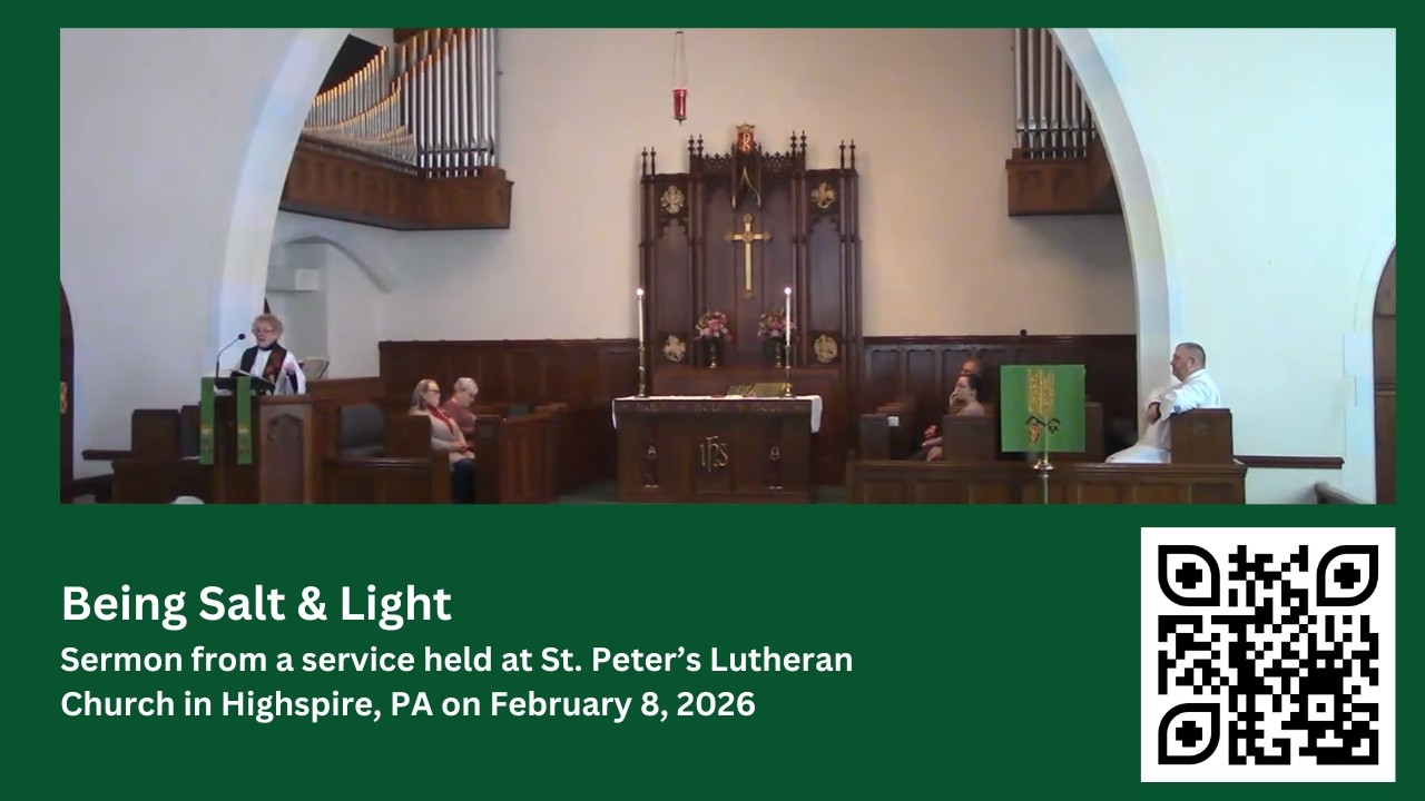 Being Salt & Light: Sermon from February 8, 2026