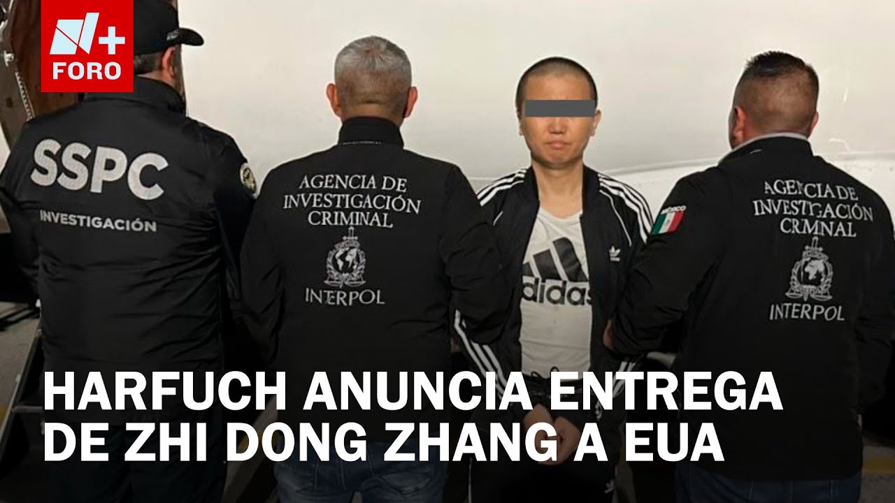 Omar Garc&iacute;a Harfuch anuncia entrega de Zhi Dong 'N' a Estados Unidos - Las Noticias