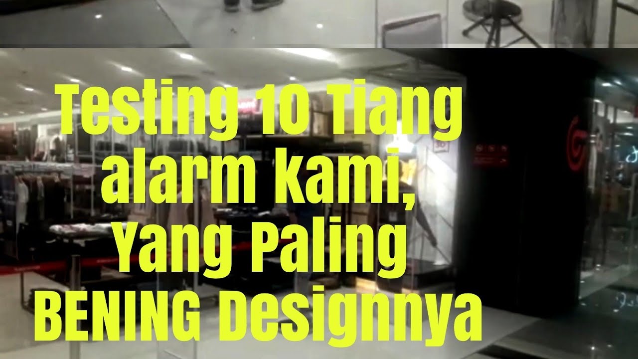 MATAHARI DEPT STORE at Batam : Testing Our EAS Gate security alarm anti-theft system type CA-36 X
