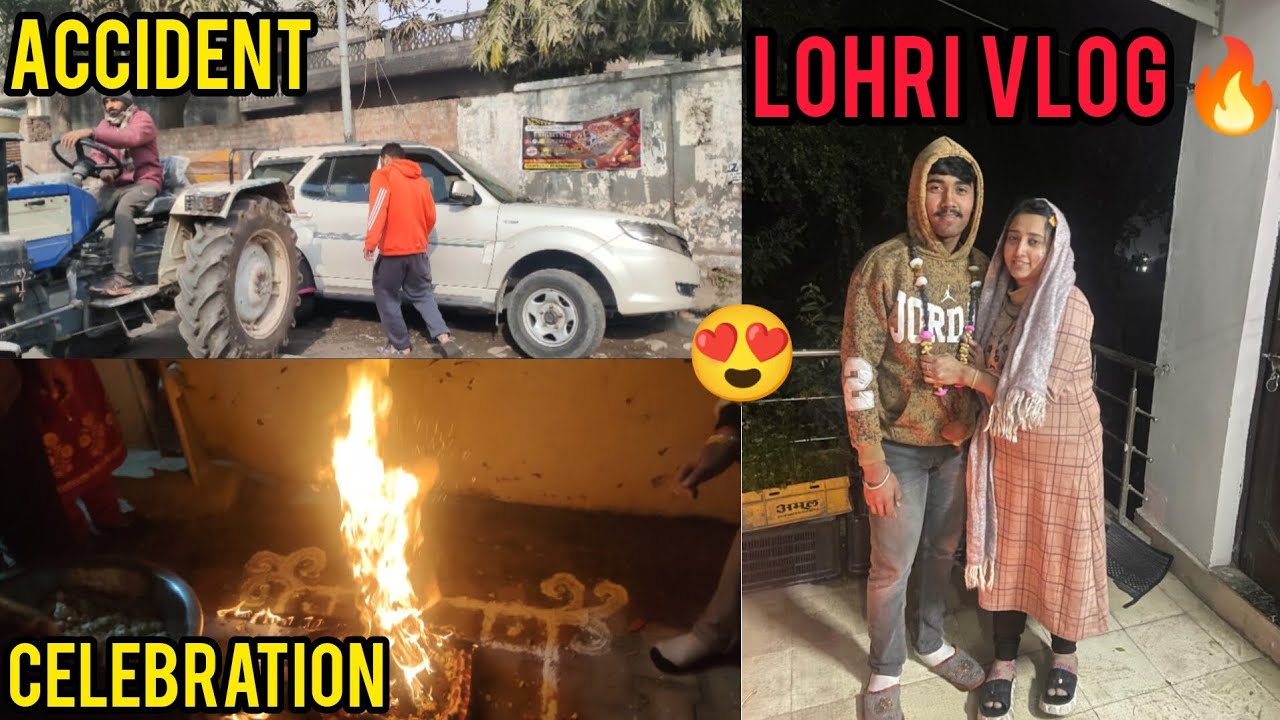 End me sari mehnat bekaar ho gyi 😭🙃(Lohri vlog)