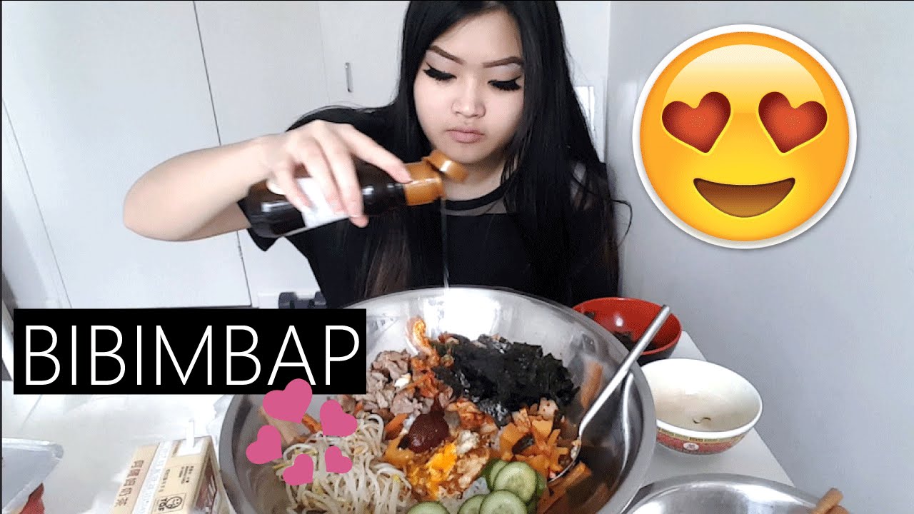 Bibimbap Mukbang | English Mukbang