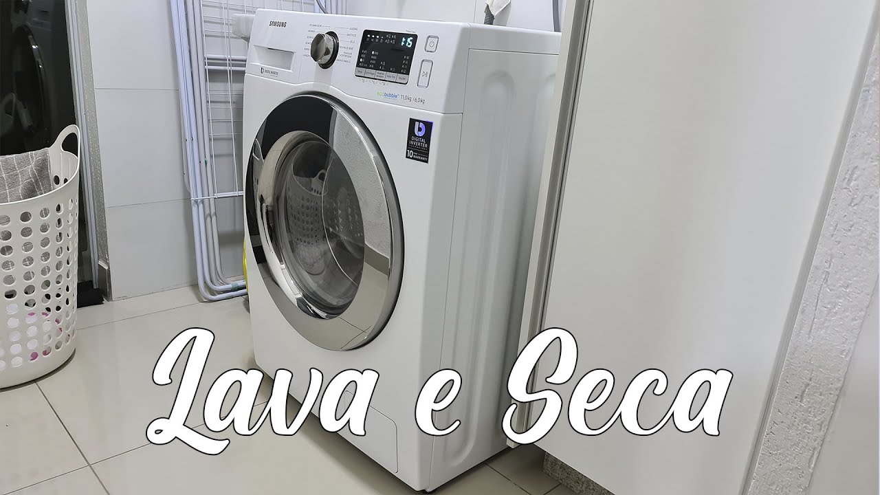 RESENHA: LAVA E SECA SAMSUNG WD4000 1 ANO E 5 MESES DE USO, ESTAMOS SATISFEITOS?