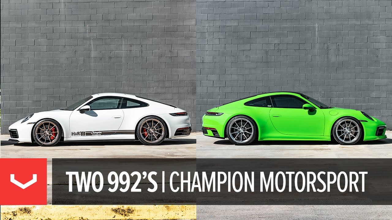 Two 992's | Champion Motorsport x Vossen RS92
