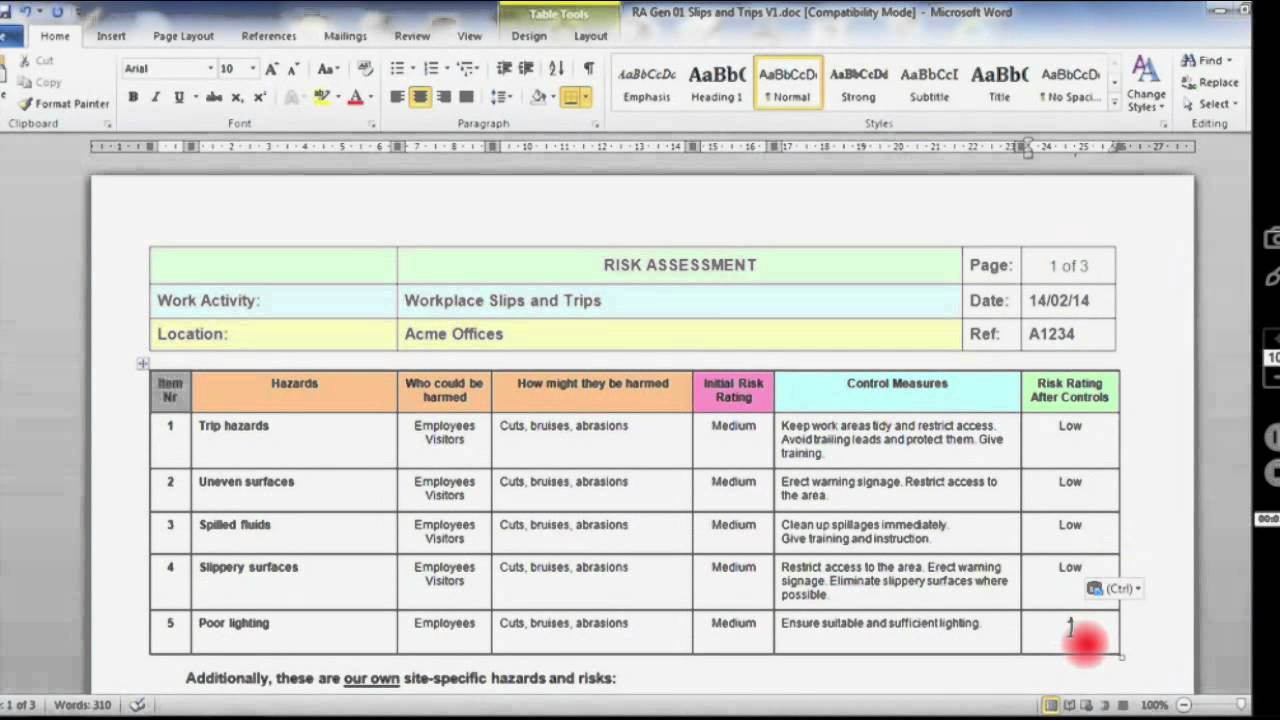 Risk Assessment Basics