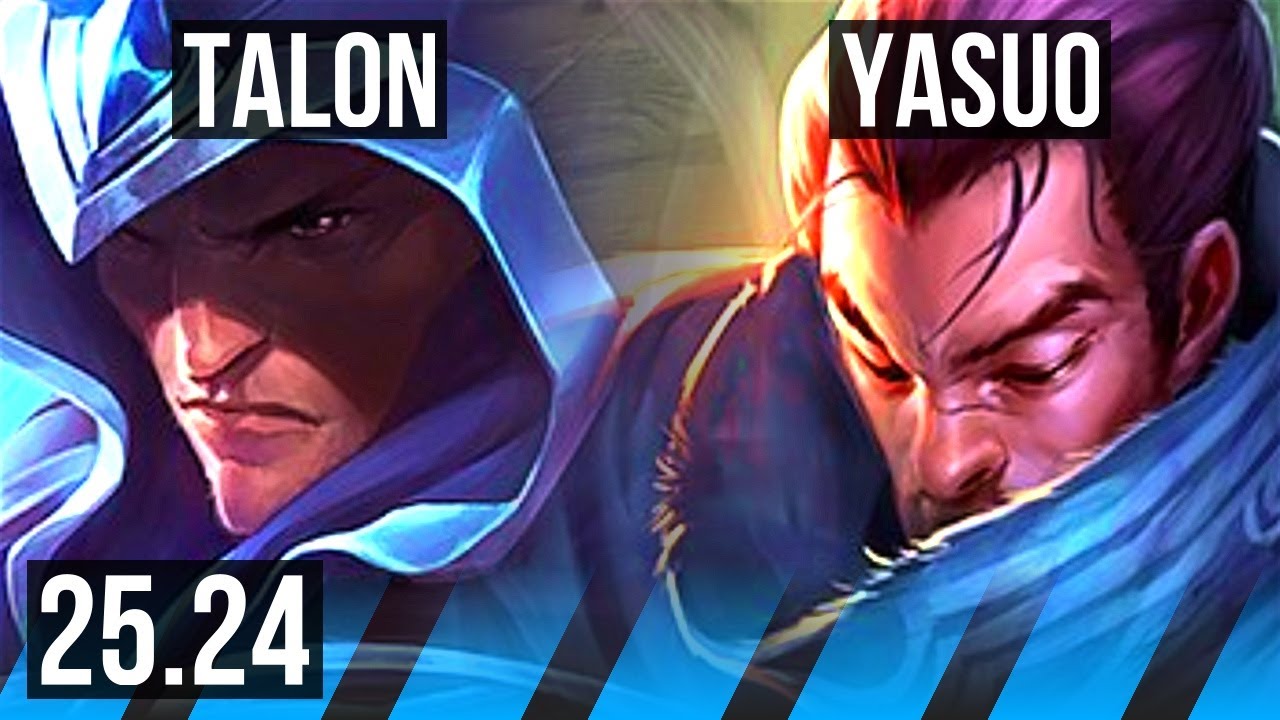 TALON vs YASUO (MID) | KR Master | 25.24